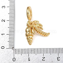 Brass European Dangle Charms&nbsp;KK-N271-30G