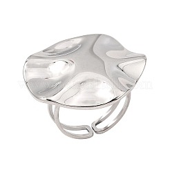 304 Stainless Steel Open Cuff Rings for Women&nbsp;SA-CBAB0EF-02P