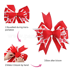Polyester Big Bowknot&nbsp;FIND-WH0126-414E