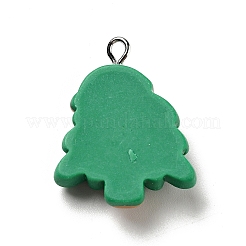 Christmas Opaque Resin Pendants&nbsp;X-RESI-G043-B03
