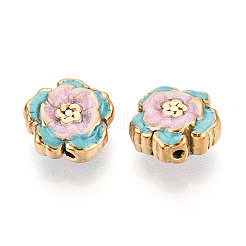 Ion Plating(IP) 304 Stainless Steel Enamel Beads&nbsp;STAS-N114-21G