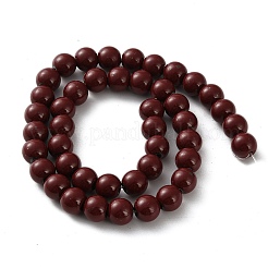 Spray Painted Synthetic Non-magnetic Hematite Beads Strands&nbsp;G-C248-F01-4mm