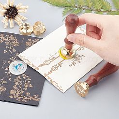 Wax Seal Brass Stamp Head&nbsp;AJEW-WH0209-579