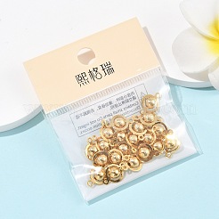 SHEGRACE Brass Round Links&nbsp;XGR0126G-122G
