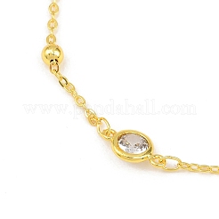 Brass Cable Chains Slider Bracelets&nbsp;BJEW-JB11813
