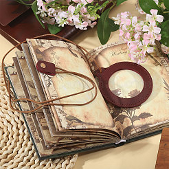 2Pcs Neck Wear Magnifying Glass&nbsp;AJEW-CA0005-27C