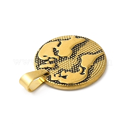 PVD Vacuum Plating 304 Stainless Steel Pendants&nbsp;STAS-D052-07AG