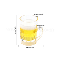 Transparent Resin Imitation Food Pendants&nbsp;RESI-WH0020-038