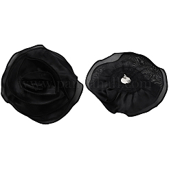 Flower Polyester Multi-strand Brooches&nbsp;JEWB-WH20003-05C