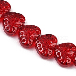 Transparent Glass Beads Strands&nbsp;GLAA-H038-01F