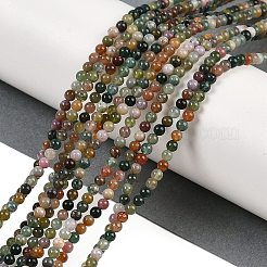 Natural Indian Agate Bead Strands&nbsp;X-G-A130-3mm-K12