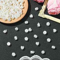 300Pcs 6 Styles Plastic Imitation Pearl Beads&nbsp;OACR-CJ0002-46