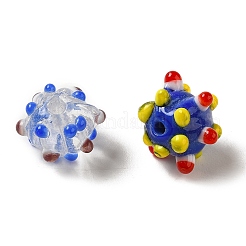 Product Name:Handmade Pumpkin Spot Lampwork Beads&nbsp;X1-LAMP-P064-02B