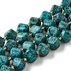 Natural Sesame Jasper Dyed Beads Strands&nbsp;G-U023-A01-01