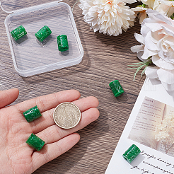 10Pcs Natural Myanmar Jade Beads&nbsp;G-SP0001-50