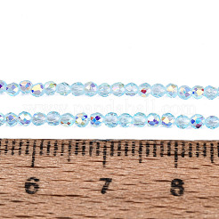Transparent Glass Beads Strands&nbsp;LS-EGLA-N028-01A-A06