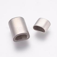 Tarnish Resistant 304 Stainless Steel Magnetic Clasps with Glue-in Ends&nbsp;STAS-K145-17P