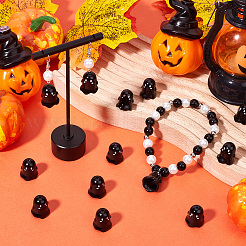 30Pcs Opaque Acrylic Beads&nbsp;MACR-SC0001-60B