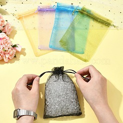 Organza Bags Jewellery Storage Pouches Wedding Favour Party Mesh Drawstring Gift&nbsp;OP-FS0001-04A