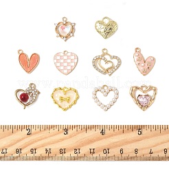 10Pcs 10 Styles Alloy Enamel Pendants&nbsp;ENAM-FP0002-64