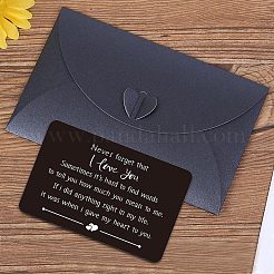 Stainless Steel Blank Thermal Transfer Cards and Paper Envelopes&nbsp;DIY-FG0001-74D
