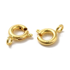 Brass Spring Ring Clasps&nbsp;KK-P249-08A-G