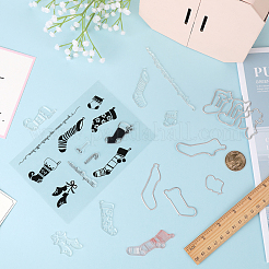1 Sheet Silicone Clear Stamps&nbsp;DIY-GF0007-04