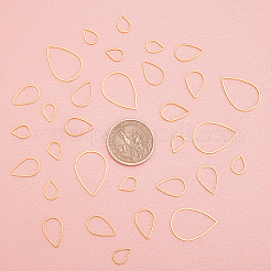 Brass Linking Rings&nbsp;KK-SC0001-23G