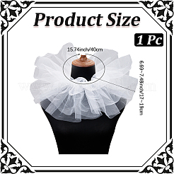 Detachable Lady's Gauze Fake Collar&nbsp;AJEW-WH20042-90D