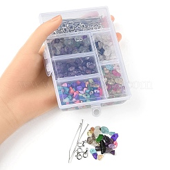 DIY Gemstone Keychain Making Kit&nbsp;DIY-YW0007-33