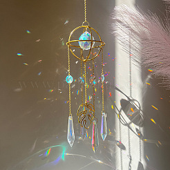Crystal Glass Sun Catcher Pendant&nbsp;PW-WGAB53F-01