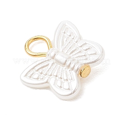 ABS Imitation Pearl Butterfly Charms&nbsp;PALLOY-MZ00846