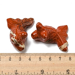 Natural Red Jasper Carved Healing Goldfish Figurines&nbsp;DJEW-D012-08G