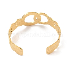 Hollow Wide Version Open Cuff Bangles&nbsp;BJEW-U006-03G-01