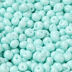 6/0 Opaque Baking Paint Glass Seed Beads&nbsp;SEED-M012-02A-04