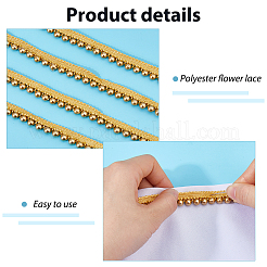 Polyester Lace Trim&nbsp;OCOR-WH011-164C