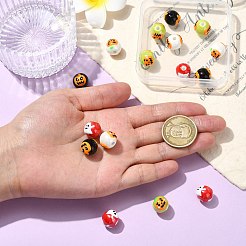 16 Pcs 4 Styles Halloween Theme DIY Beads Findings Kits&nbsp;DIY-CJ0003-11