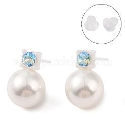 Hypoallergenic Bioceramics Zirconia Ceramic Stud Earrings&nbsp;EJEW-C111-15A