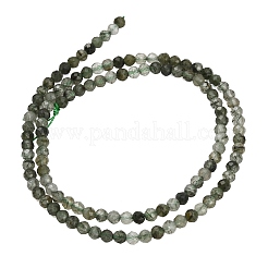 Natural Green Rutilated Quartz Beads Strands&nbsp;GG-CBA9722-A05-3mm