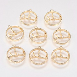Brass Pendants&nbsp;KK-K215-01H