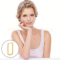 6 Pairs 201 Stainless Steel Hoop Earrings&nbsp;EJEW-UN0003-13A