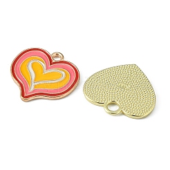 29Pcs 29 Styles Light Gold Alloy Enamel Pendants&nbsp;ENAM-YW0002-42