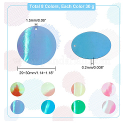 240G 8 Colors Ornament Accessories&nbsp;PVC-PH0001-23