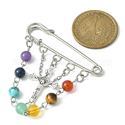 Religion Crucifix Cross Alloy Pendant Kilt Pins&nbsp;JEWB-TA00015