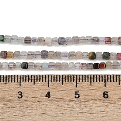 Natural Fluorite Beads Strands&nbsp;G-RM2025-D50-2x2mm-A
