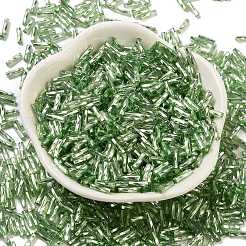 Glass Twist Bugle Beads&nbsp;SEED-C004-06B