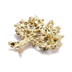 Colorful Christmas Tree Rhinestone Brooch&nbsp;JEWB-A004-11G