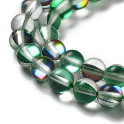 Synthetic Moonstone Beads Strands&nbsp;G-P528-J01-01