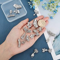 12Pcs 6 Style Brass Ice Pinch Bails&nbsp;KK-FH0002-10