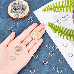 304 Stainless Steel Open Jump Rings&nbsp;STAS-UN0001-52P